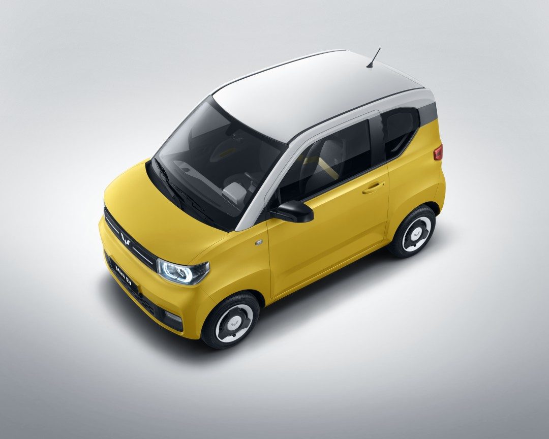 Wuling Hongguang Mini EV 2026 — экстерьер, high angle, рынок Vietnam / Global export