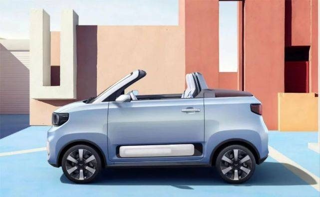 Wuling Mini EV Cabrio 2022 — экстерьер, вид сбоку, рынок internal_mvp