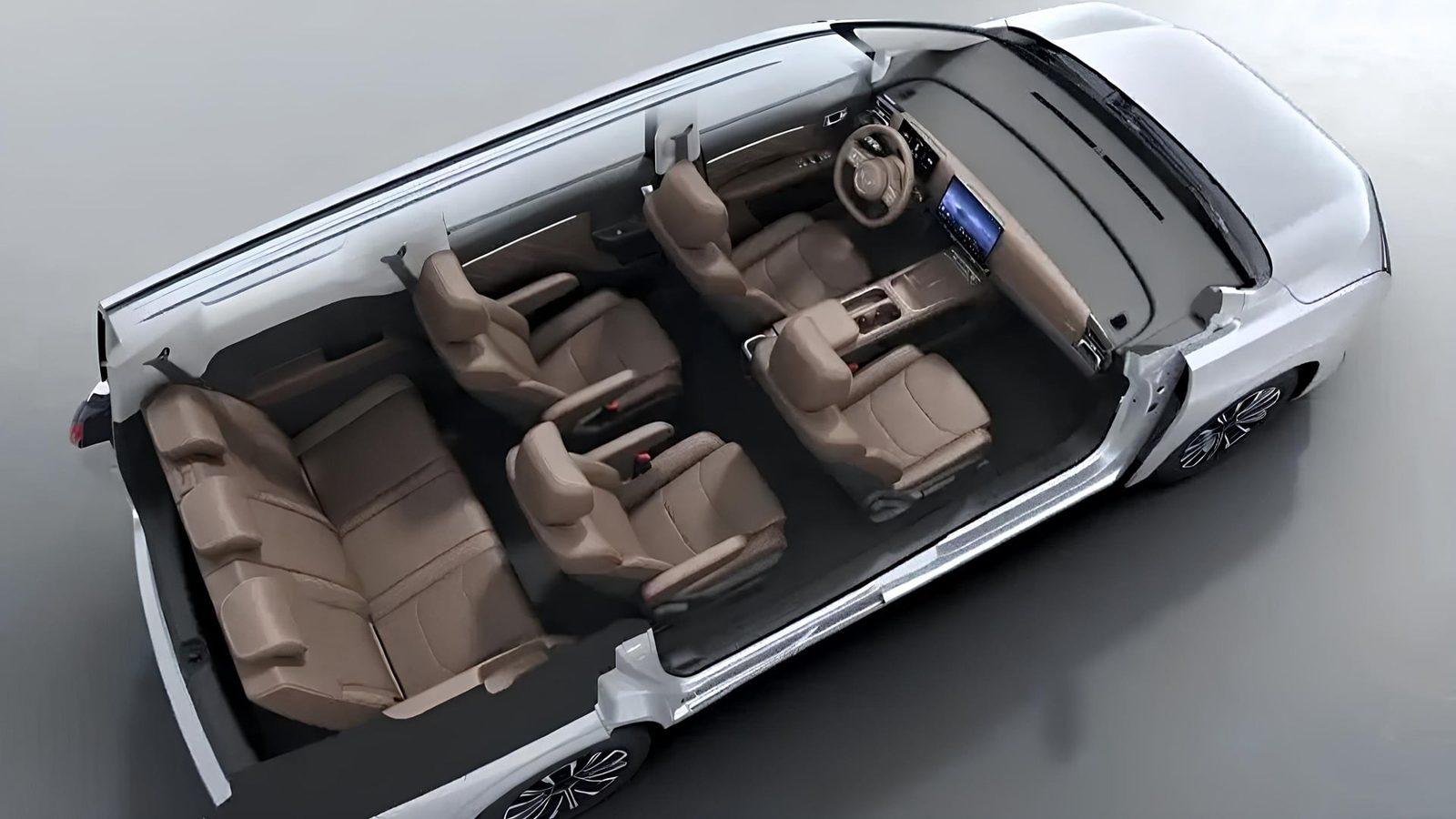 Wuling 730 EV 2026 — интерьер, второй ряд сидений, рынок internal_mvp