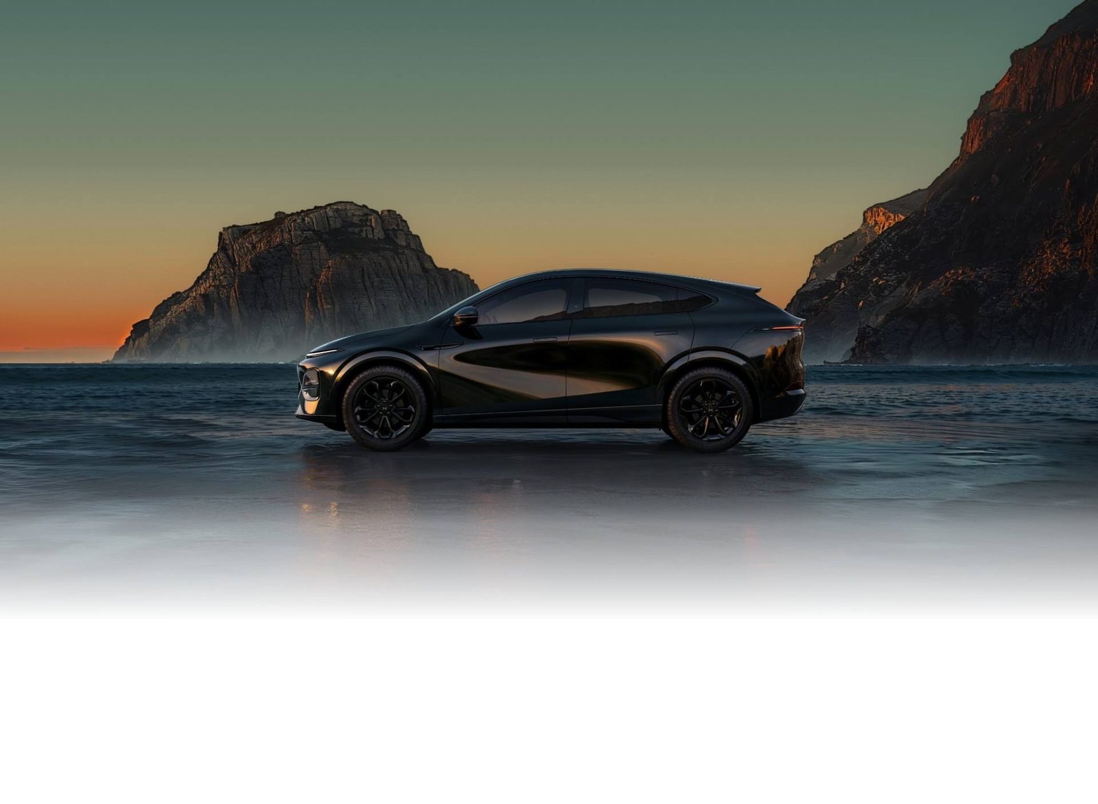 XPeng G6 2023 — экстерьер, side silhouette