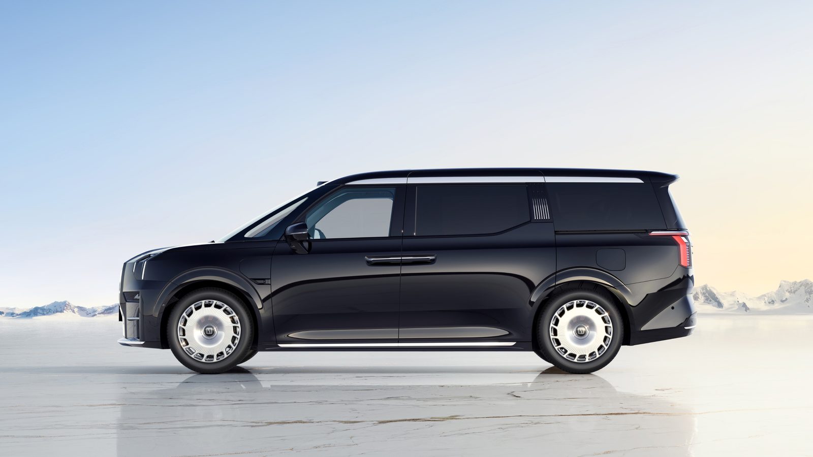 Zeekr 009 Brilliance / Grand 2026 — экстерьер, side profile, рынок Global Zeekr 009 Grand four-seat flagship