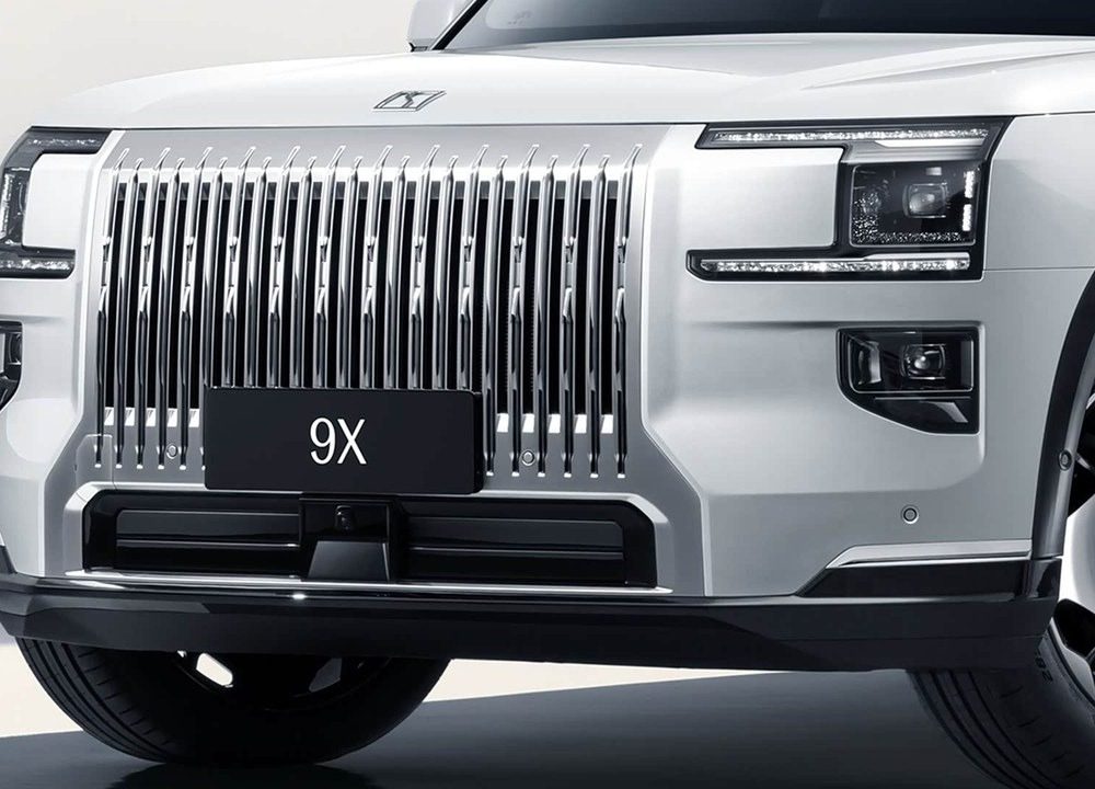 Zeekr 9X 2025 — экстерьер, front fascia detail