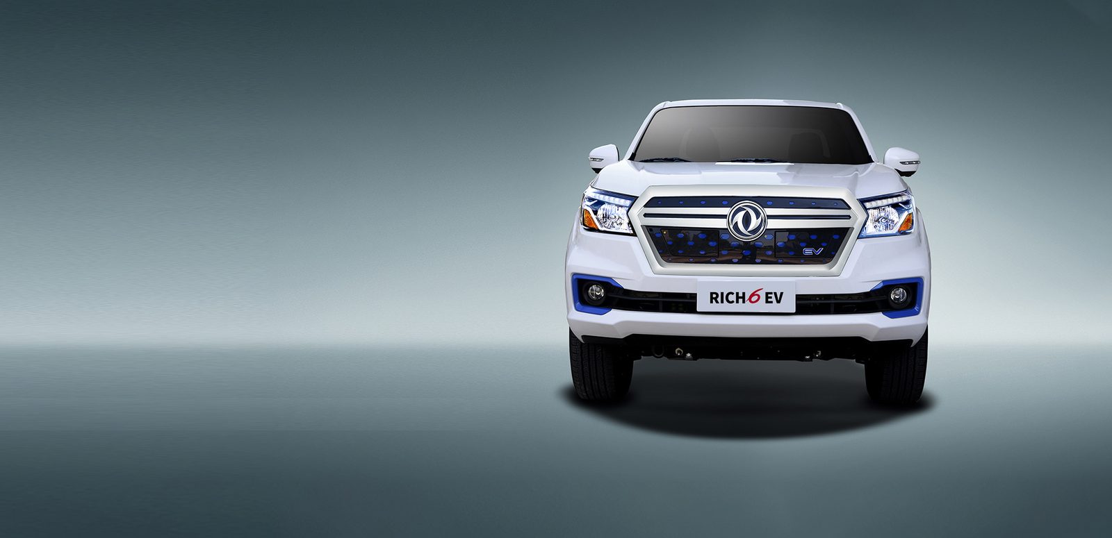 Zhengzhou Nissan Pickup Rich 6EV 2023 — главное фото модели, экстерьер, вид спереди, рынок export