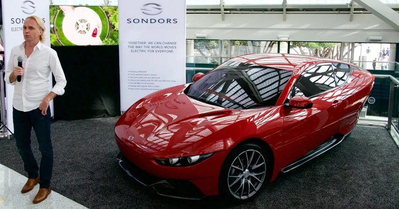 SONDORS’ abandoned 3-wheeled electric car just showed up for sale on eBay