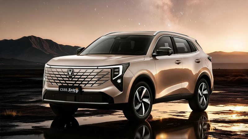 Changan CS55 Plus HEV SUV launches August 18 in China with 44.28% thermal efficiency