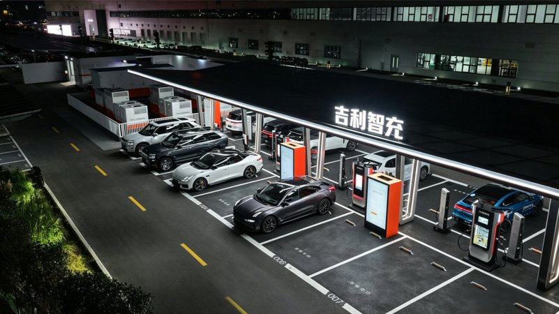 Geely has deployed 2,250 kWh charging stations in five cities across China
