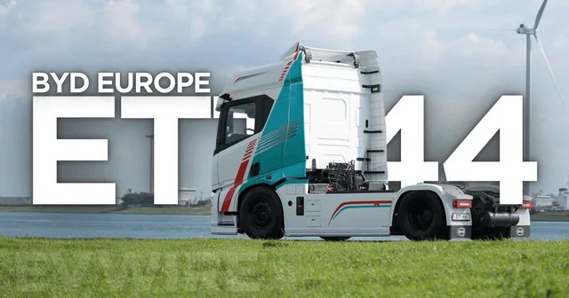 BYD ETT 44 truck debuts in Europe with 1.5 MW Flash Charging and 372-mile range