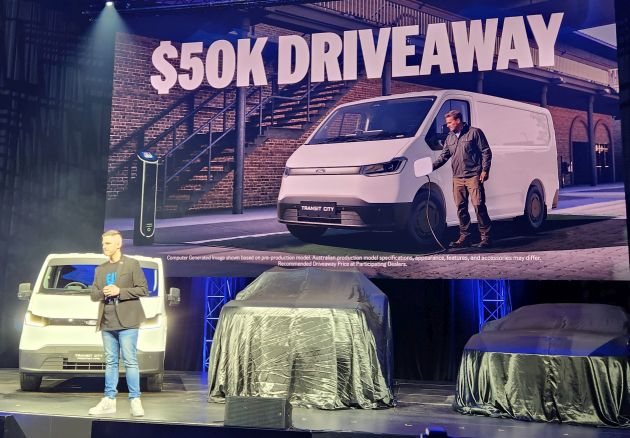 Ford prices new fully electric van at $50,000 driveaway – and an overwhelming total cost advantage over ICE