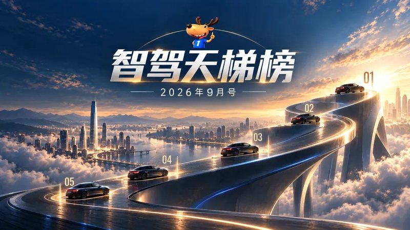 智驾天梯榜（2026年9月）