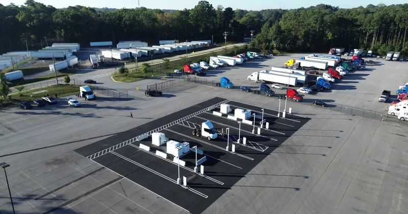 Tesla opens 14 Semi Megacharger stalls between Atlanta and Savannah