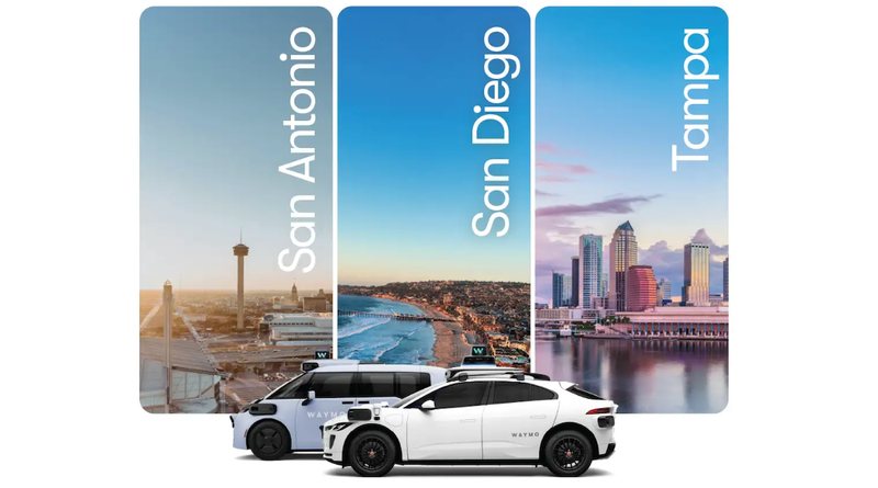 Waymo Opens To Everyone In San Antonio, San Diego, & Tampa