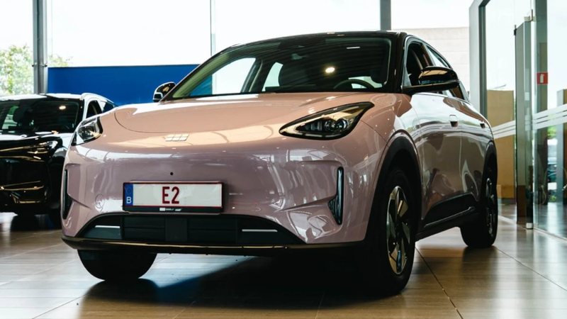 Geely E2 electric hatchback arrived at dealers in Belgium ahead of launch