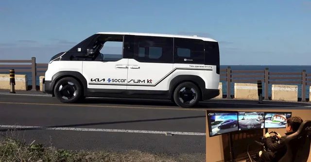 Kia launches first-of-its-kind remote driving car-sharing service with the PV5 EV van