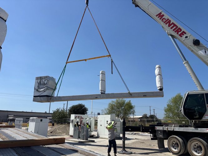 Tesla deploys first pre-fabricated 1.2 MW electric truck charging station