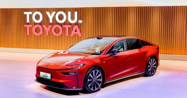Toyota's EV sales more than doubled in a year, but gas cars are getting crushed in China