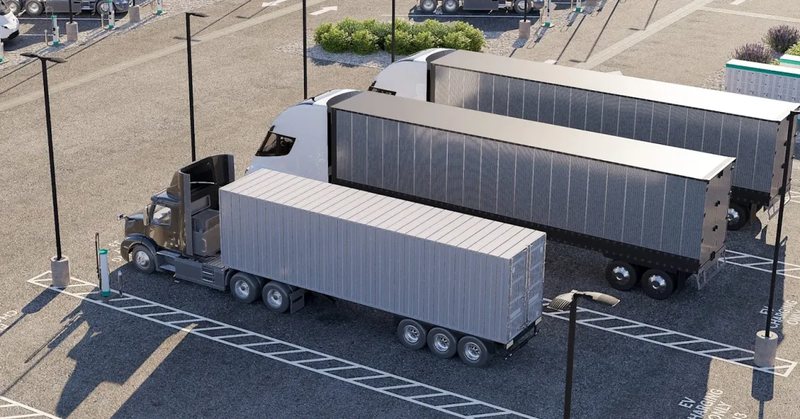 As electric semi truck race heats up, SoCal is getting another charging hub
