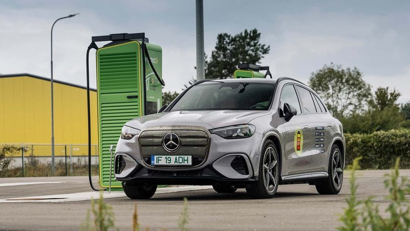 The Mercedes GLC Electric Drove 393 Miles Mostly On Highways With One Quick Charge