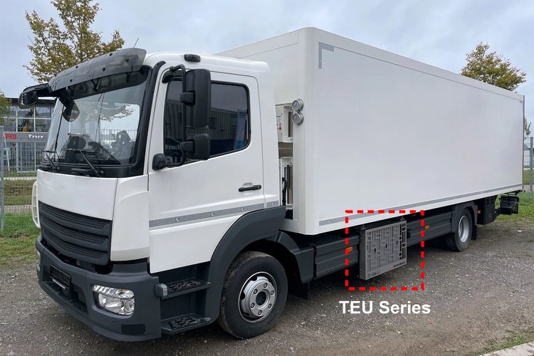 MHI brings electric transport refrigeration to Europe for electric trucks