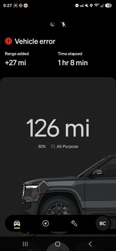 Error while charging