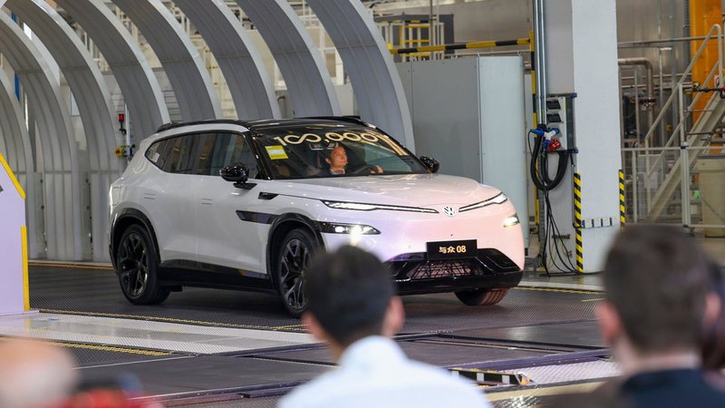 VW Anhui rolls out 100,000th EV after more than 2 years of production