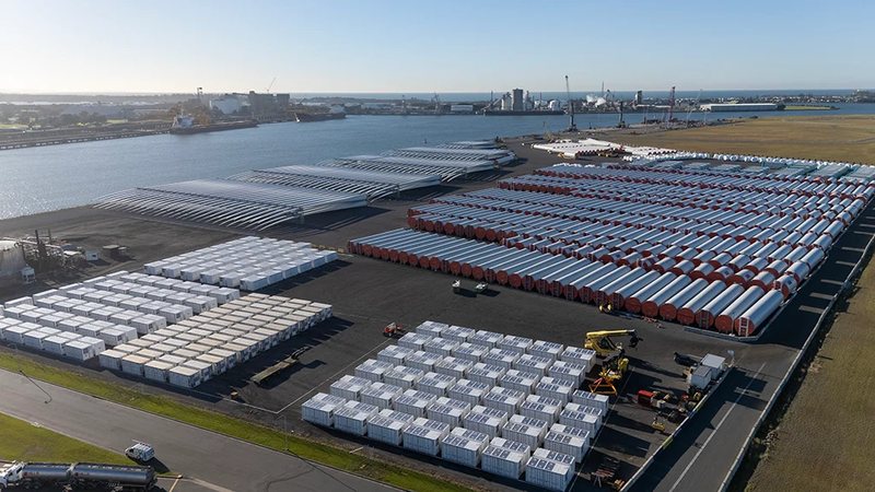 Port of Newcastle cleared to safely stage grid-scale battery storage systems in New South Wales, Australia