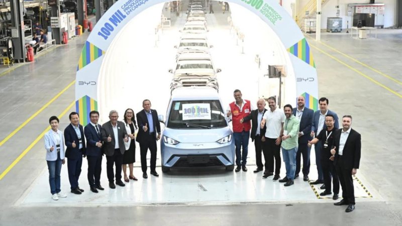 BYD Brazil plant produced the 100,000th vehicle as the demand grows