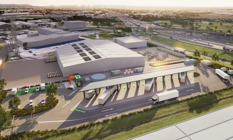 Construction starts on first charging hub for heavy truck electric trucks in Melbourne