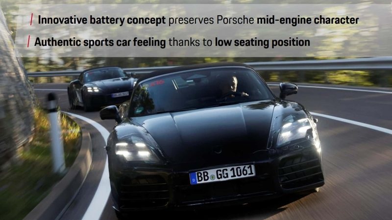 Porsche's Next Sports Car Will Have Batteries Where There Used To Be A Gas Engine