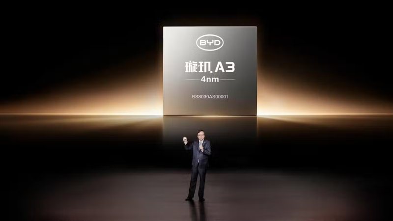 BYD plans 2027 debut of in-house smart driving chip on Denza cars, report says